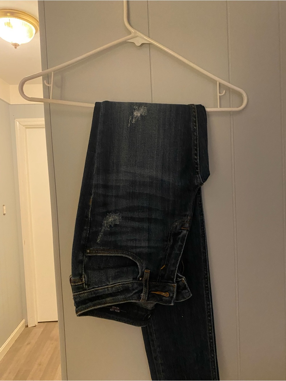 Dark Wash Distressed Jeans
